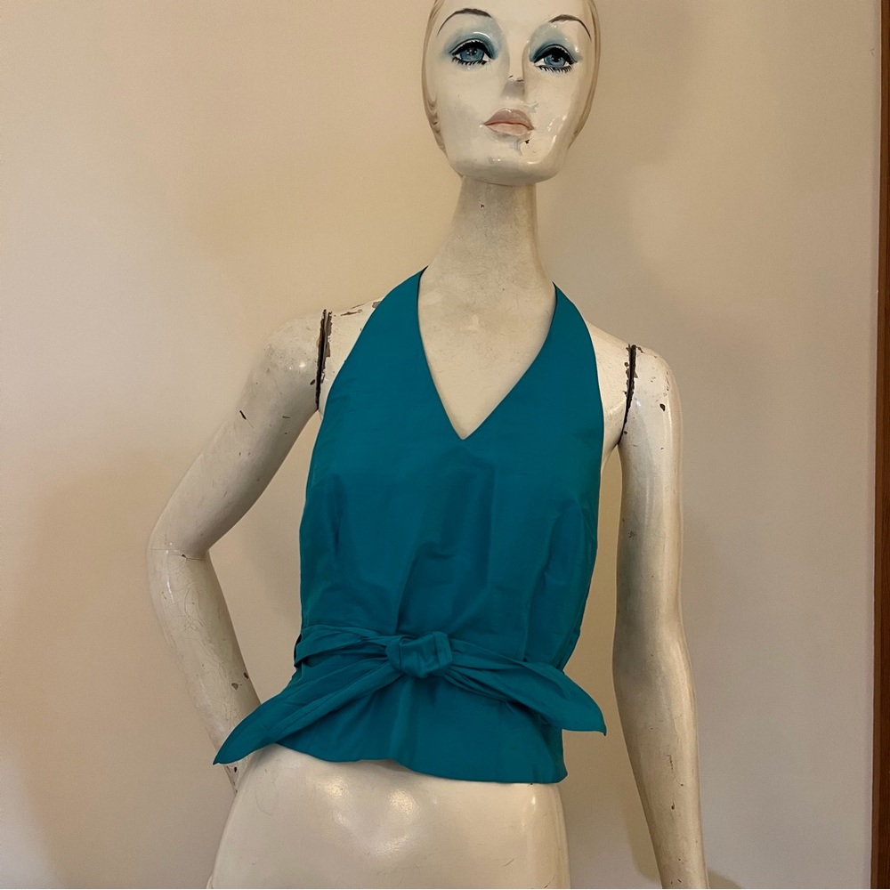 Ann Taylor Petites silk halter top